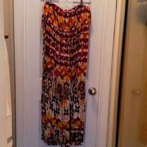 Strapless summer dress